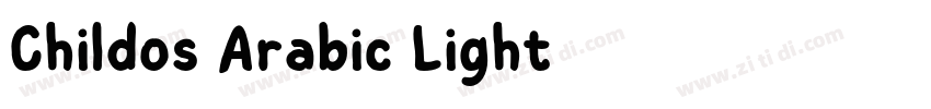 Childos Arabic Light字体转换